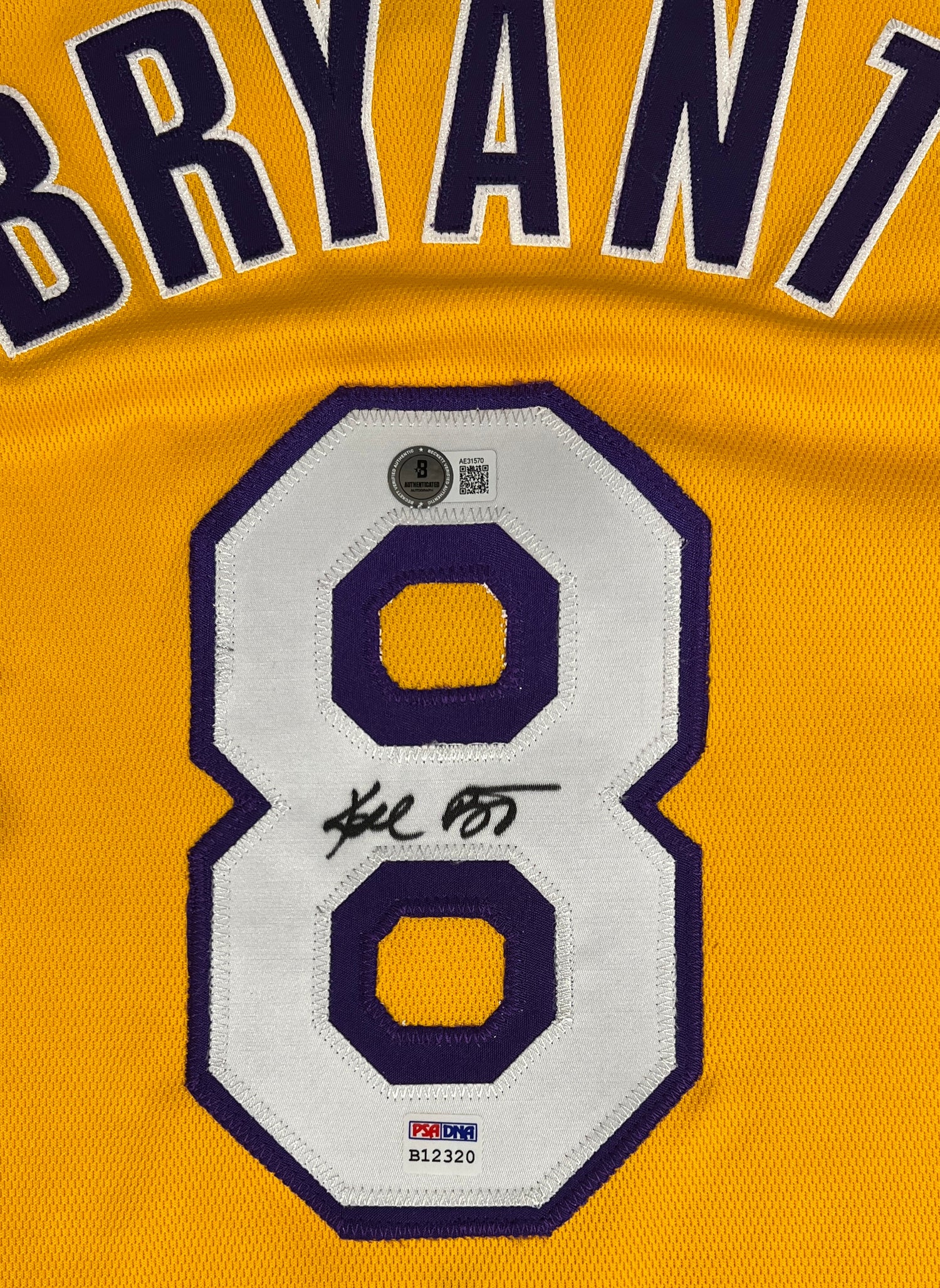 Kobe Bryant Signed 2000-01 Mitchell &amp; Ness NBA Finals Jersey. Beckett &amp; PSA