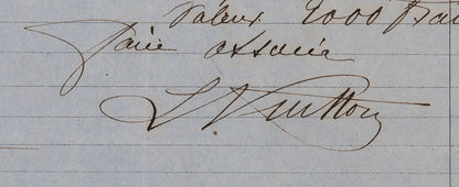 1859 Louis Vuitton Handwritten and Signed LV Invoice, Detailing Shipment to Russian Aristocrats
