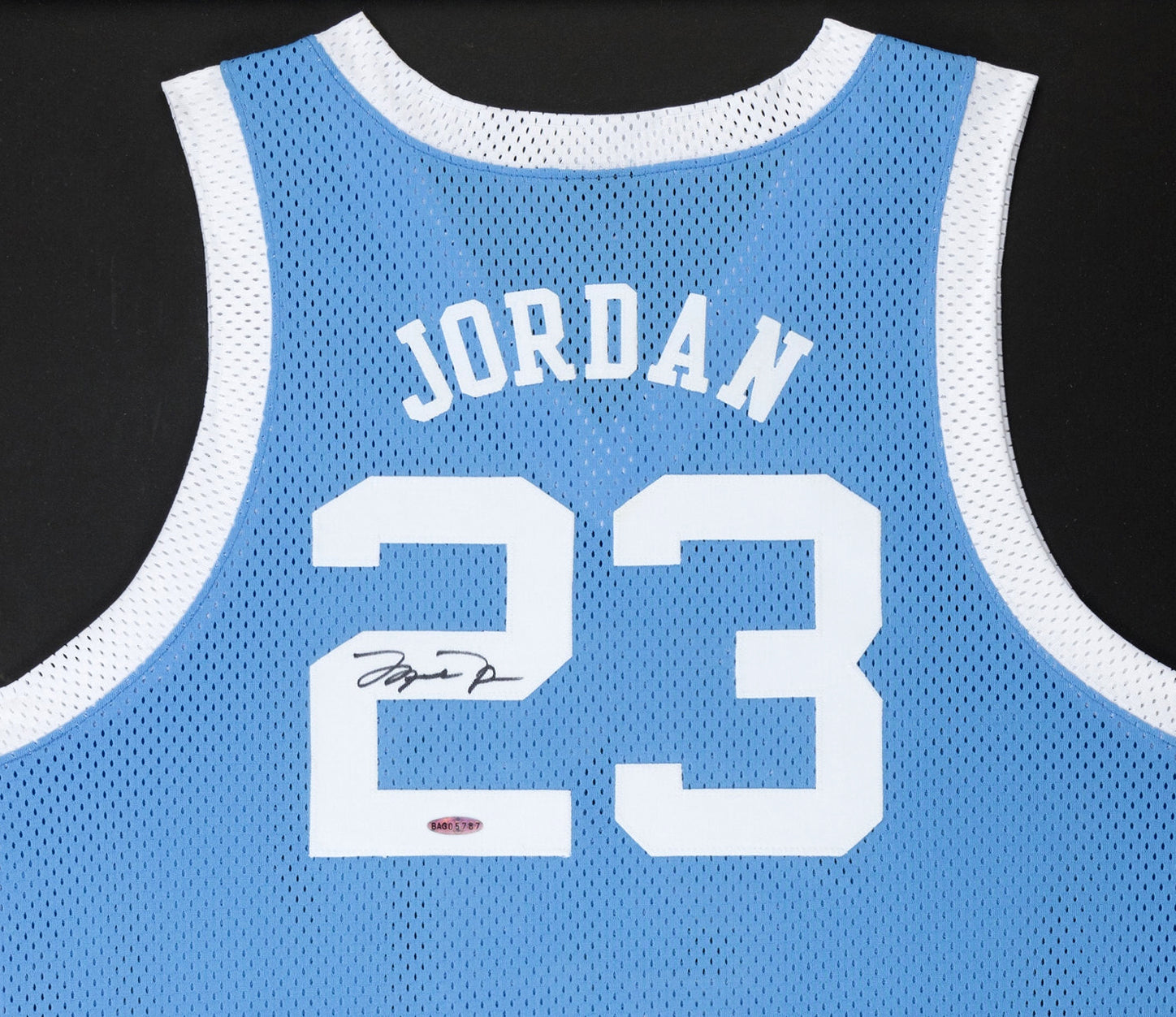 Michael Jordan Signed North Carolina Jersey