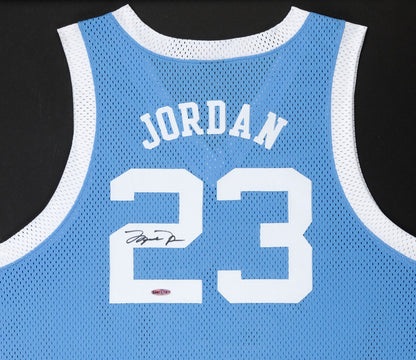 Michael Jordan Signed North Carolina Jersey