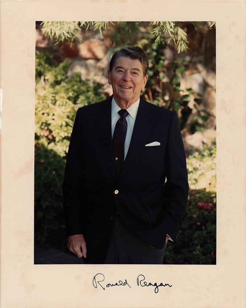 Ronald Reagan Signed 8x10 Photo, JSA