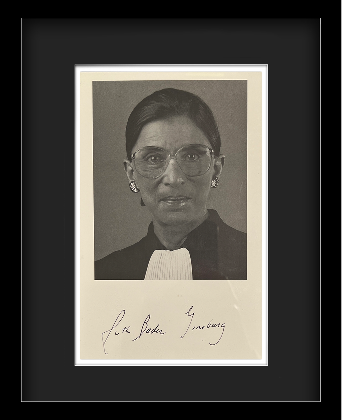 Ruth Bader Ginsburg Signed Photo, Supreme Court Justice. PSA