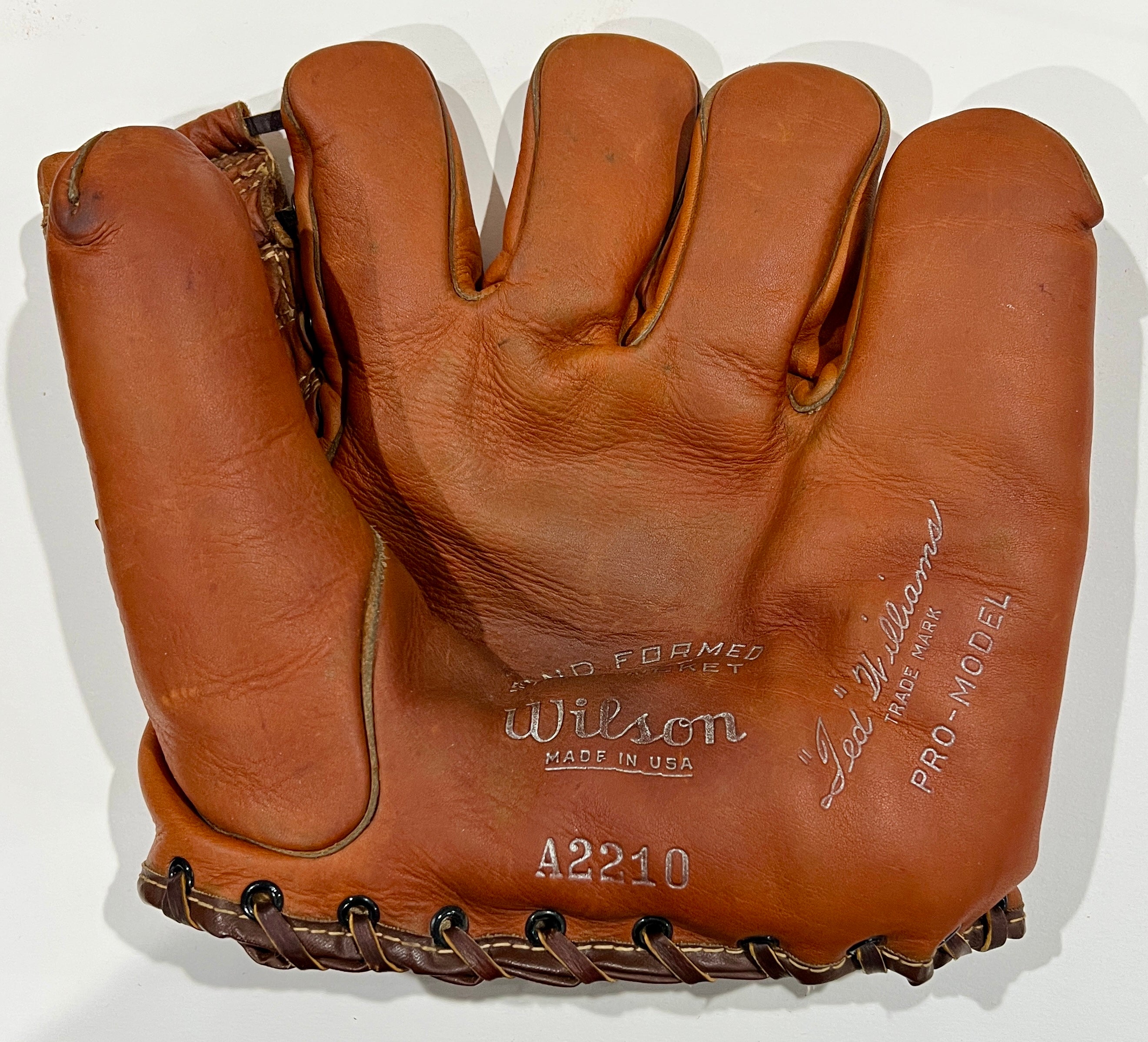 1940 Ted Williams Wilson Pro Model Glove with Original Box. Outstanding Condition
