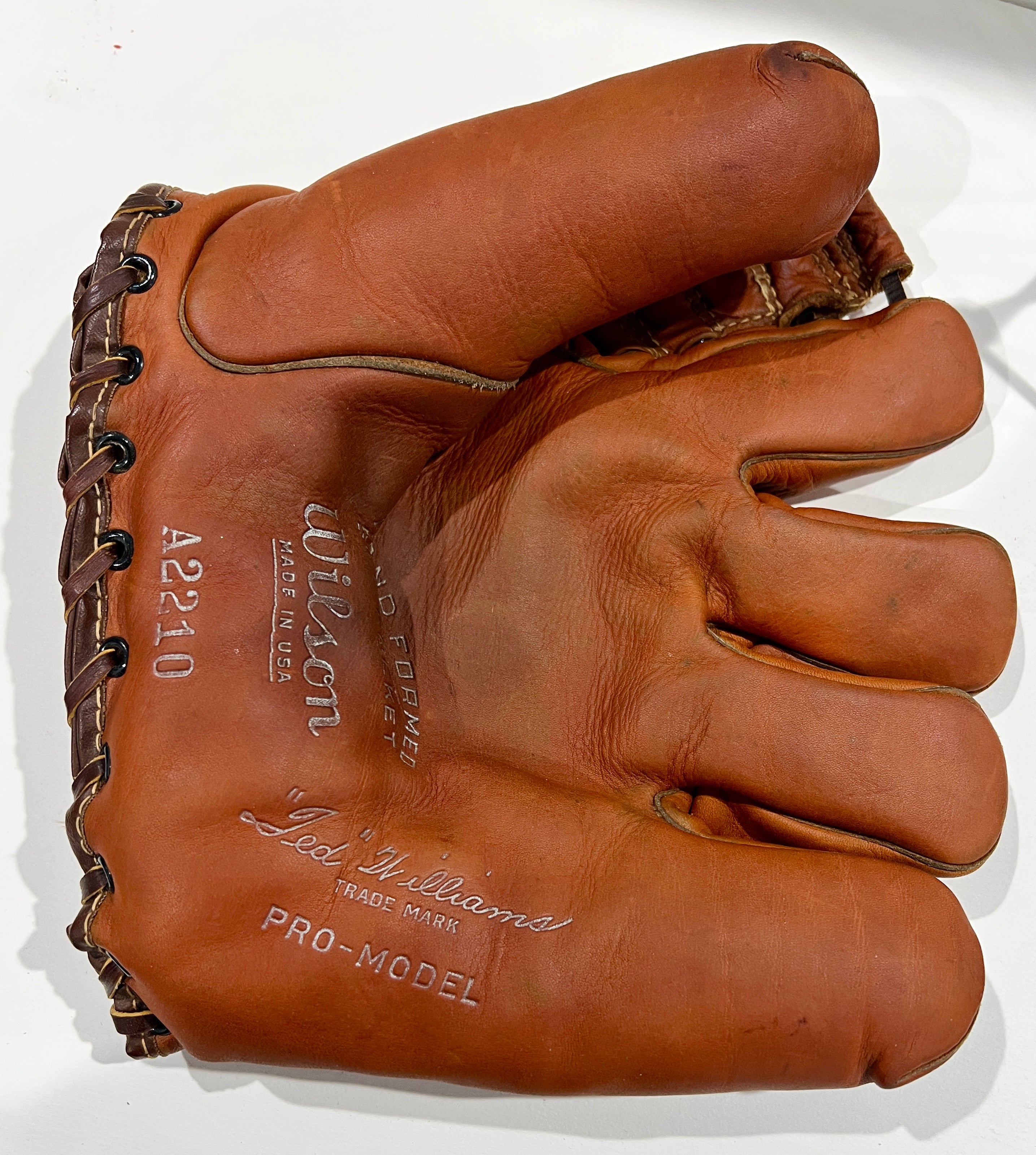 1940 Ted Williams Wilson Pro Model Glove with Original Box. Outstanding Condition