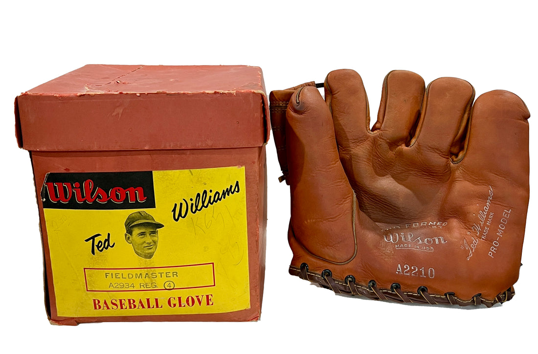 1940 Ted Williams Wilson Pro Model Glove with Original Box. Outstanding Condition