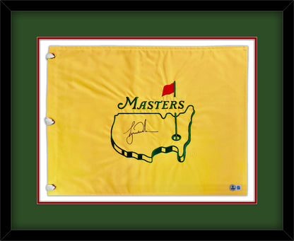 Tiger Woods Signed Augusta National Masters Flag. Auto Beckett BAS