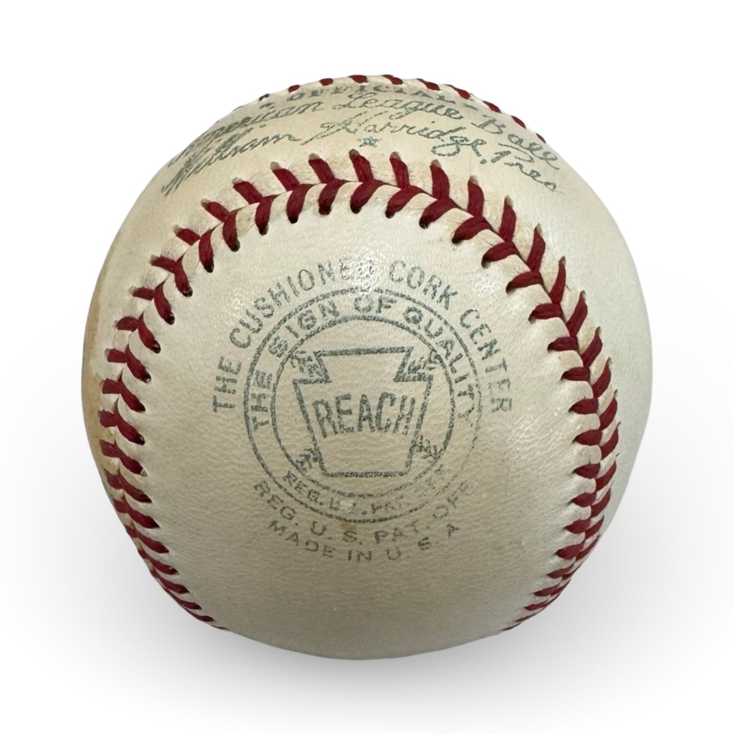 Ty Cobb Single Signed Baseball, Inscribed 1959. Official AL Ball. PSA