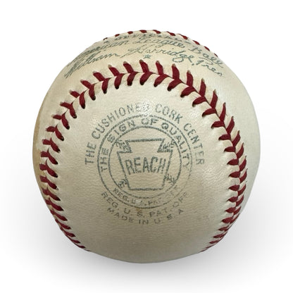 Ty Cobb Single Signed Baseball, Inscribed 1959. Official AL Ball. PSA