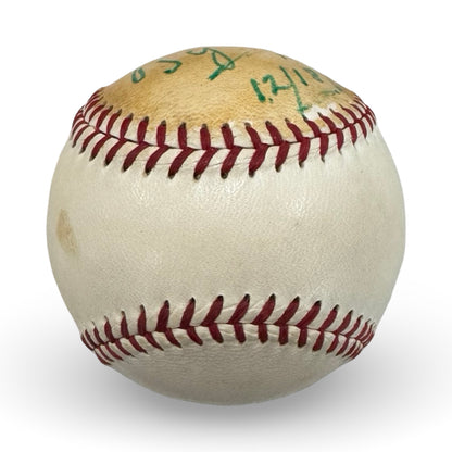 Ty Cobb Single Signed Baseball, Inscribed 1959. Official AL Ball. PSA