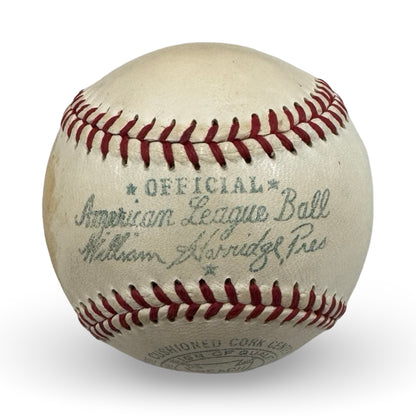 Ty Cobb Single Signed Baseball, Inscribed 1959. Official AL Ball. PSA