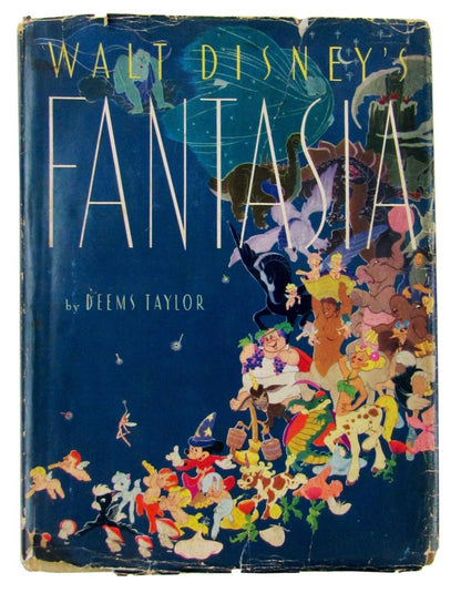 Rare Walt Disney Signed &amp; Inscribed 1st Edition Fantasia Book, JSA