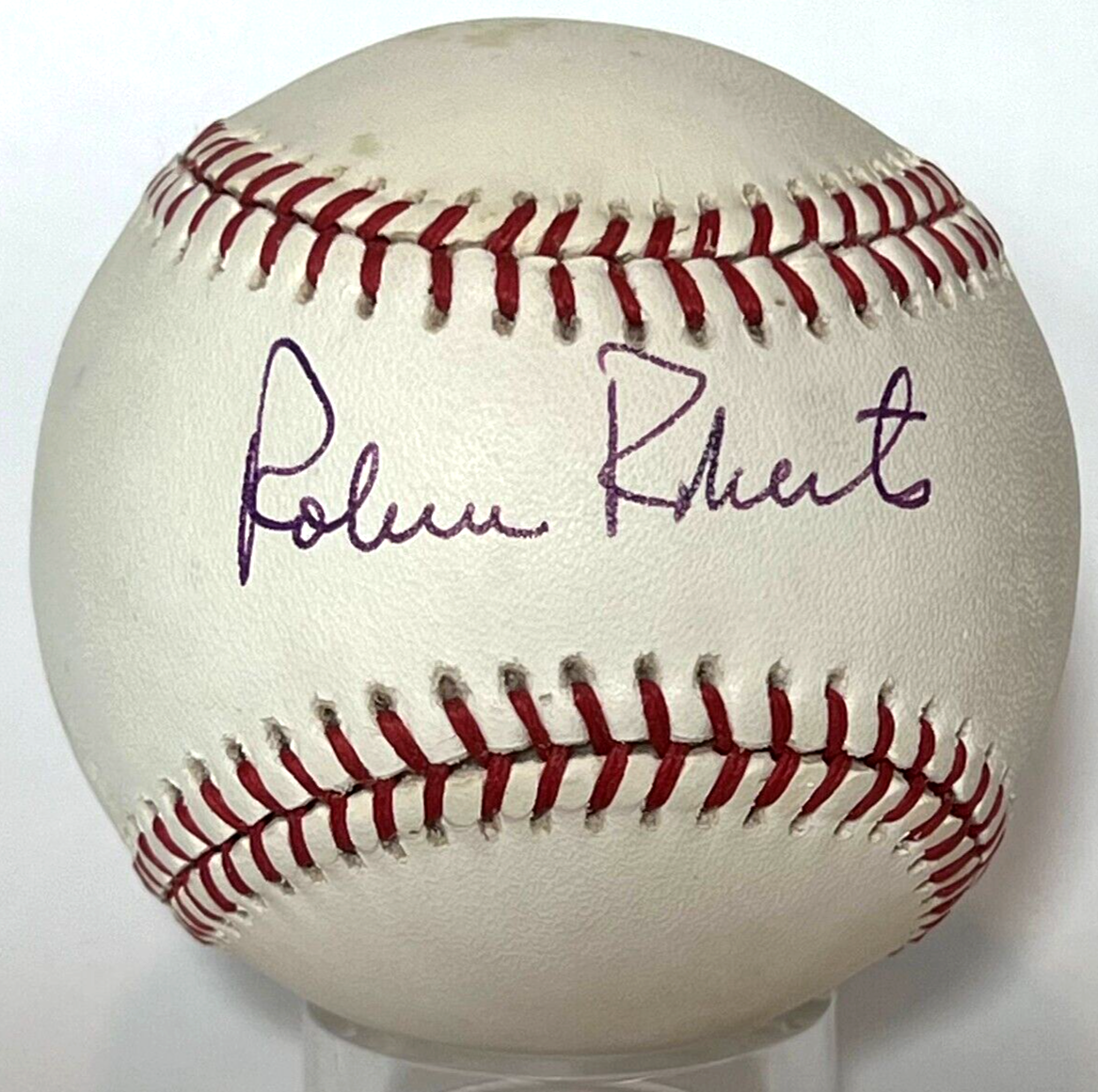 Robin Roberts Signed Autograph Baseball. Philadelphia Phillies. JSA signature.