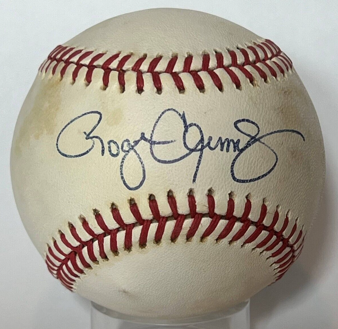 Roger Clemens Single Signed Autograph Baseball. JSA signature