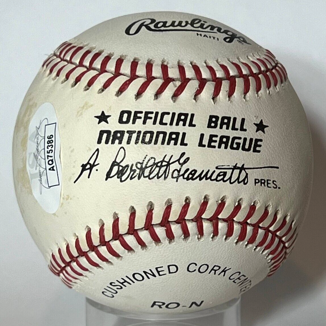 Robin Roberts Signed Autograph Baseball. Philadelphia Phillies. JSA signature.