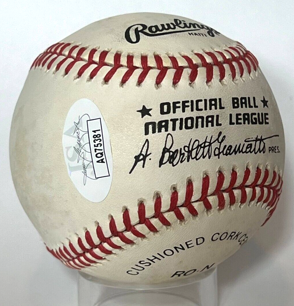 Gaylord Perry Single Signed Autograph Baseball San Francisco Giant JSA signature