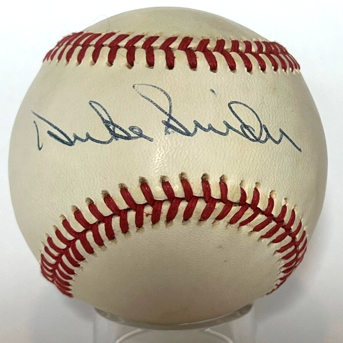 Duke Snider Single Signed Autograph Baseball. Brooklyn Dodgers. JSA signature.