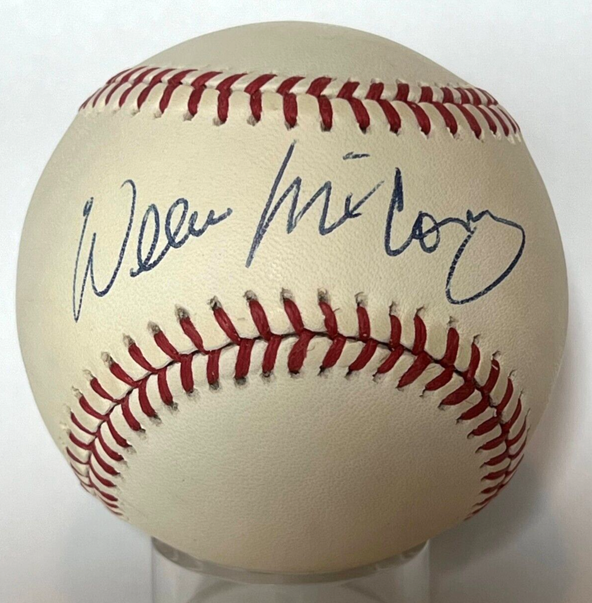 Willie McCovey Signed Autograph Baseball San Francisco Giants. JSA signature.